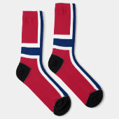 Norwegische Flagge Socken (Rechts)