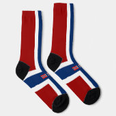 Norwegische Flagge Socken (Rechts)