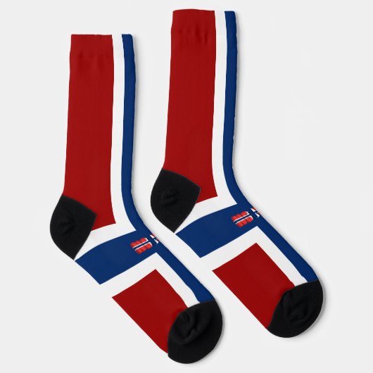Norwegische Flagge Socken (Rechts)