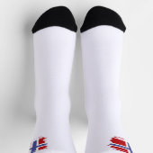 Norwegische Flagge Socken (Oben)