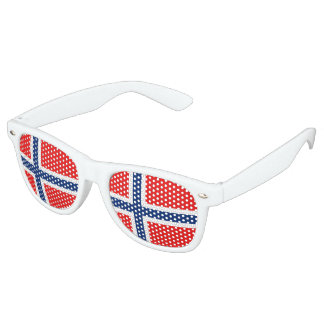Norwegische Flagge Sonnenbrille