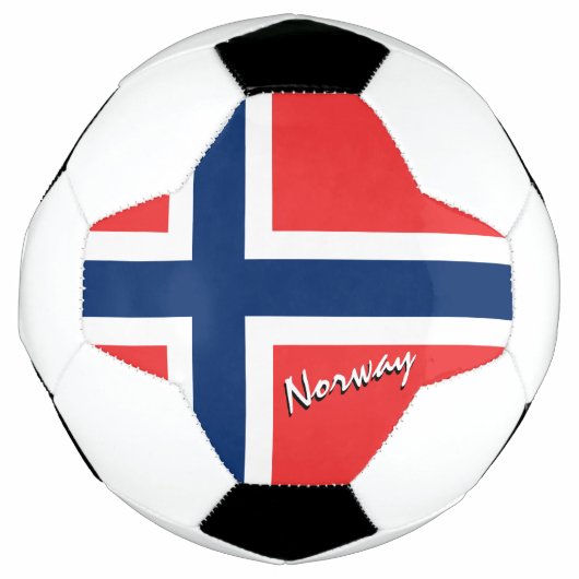 Norwegische Flagge / Sport Fußball (Vorderseite)