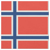 Norwegische Flagge Stoff (Nahaufnahme)