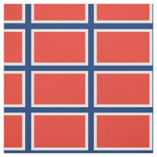 Norwegische Flagge Stoff