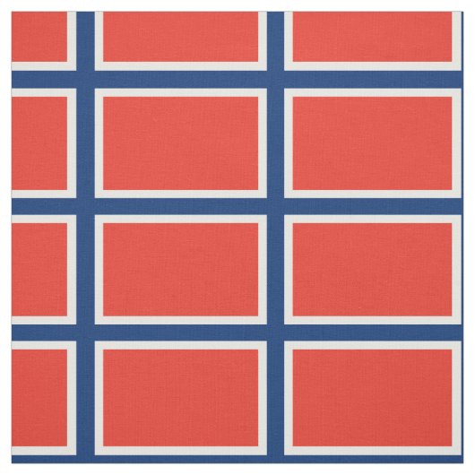 Norwegische Flagge Stoff (Muster)