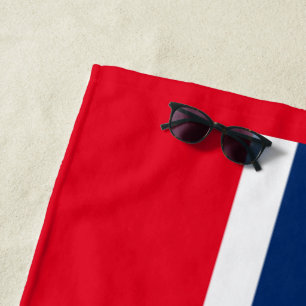 Norwegische Flagge Strandtuch