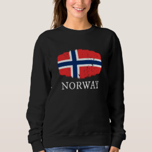Norwegische Flagge Sweatshirt