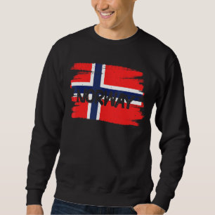 Norwegische Flagge Sweatshirt