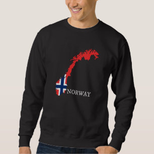 Norwegische Flagge Sweatshirt