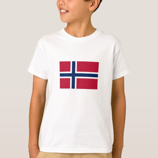 Norwegische Flagge T-Shirt (Vorderseite)