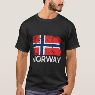 Norwegische Flagge T-Shirt