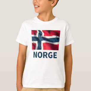 Norwegische Flagge T-Shirt