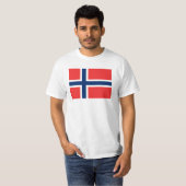 Norwegische Flagge T-Shirt (Vorne ganz)