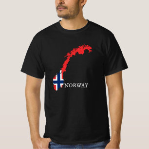 Norwegische Flagge T-Shirt