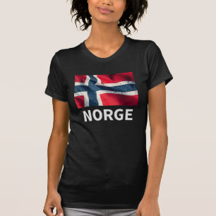 Norwegische Flagge T-Shirt