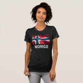 Norwegische Flagge T-Shirt (Vorne ganz)