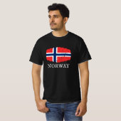 Norwegische Flagge T-Shirt (Vorne ganz)