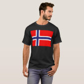 Norwegische Flagge T-Shirt (Vorne ganz)
