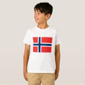 Norwegische Flagge T-Shirt (Vorne ganz)