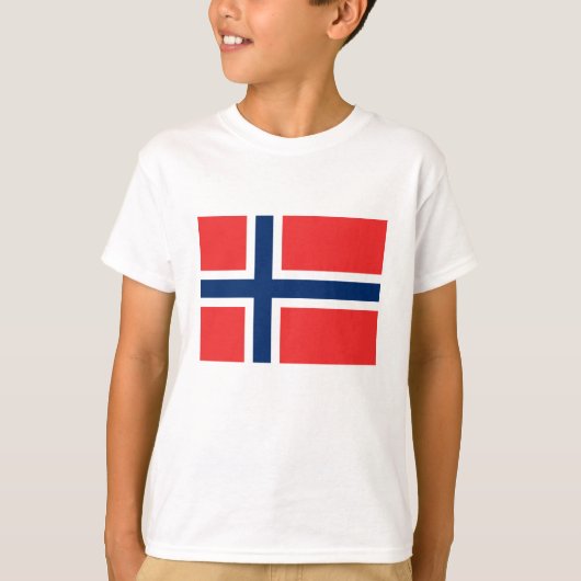 Norwegische Flagge T-Shirt (Vorderseite)