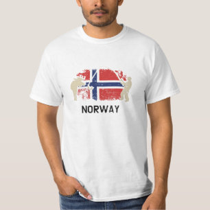 Norwegische Flagge T-Shirt