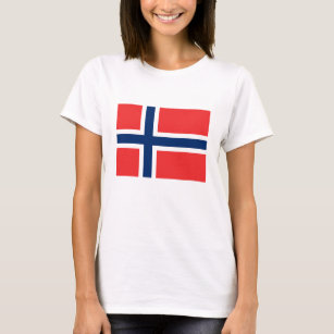 Norwegische Flagge T-Shirt