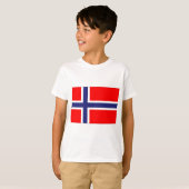 Norwegische Flagge T-Shirt (Vorne ganz)