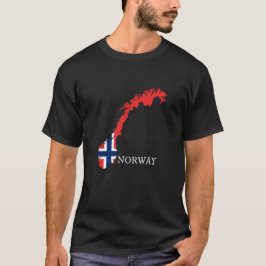 Norwegische Flagge T-Shirt