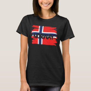 Norwegische Flagge T-Shirt