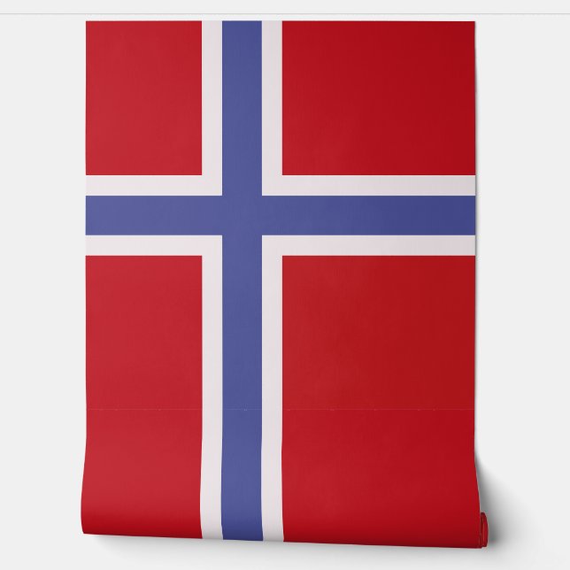 Norwegische Flagge Tapete (Abrollen)