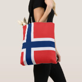Norwegische Flagge Tasche (Von Nahem)