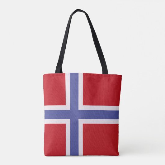 Norwegische Flagge Tasche (Rückseite)