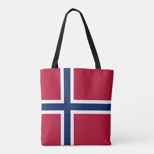 Norwegische Flagge Tasche (Rückseite)