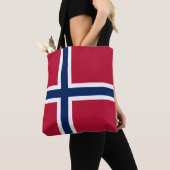Norwegische Flagge Tasche (Von Nahem)