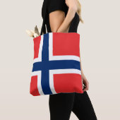 Norwegische Flagge Tasche (Von Nahem)