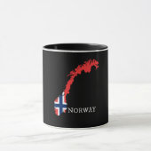 Norwegische Flagge Tasse (Zentrum)