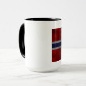 Norwegische Flagge Tasse (Vorderseite Links)