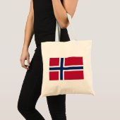 Norwegische Flagge Tragetasche (Vorderseite (Produkt))