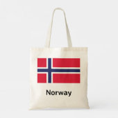 Norwegische Flagge Tragetasche (Rückseite)