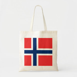 Norwegische Flagge Tragetasche