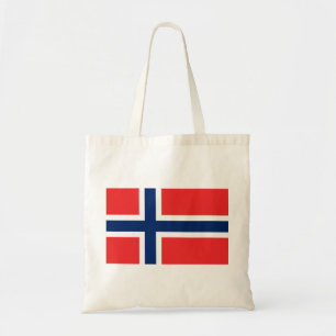 Norwegische Flagge Tragetasche