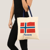 Norwegische Flagge Tragetasche (Vorderseite (Produkt))