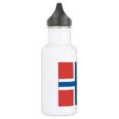 Norwegische Flagge Trinkflasche (Links)