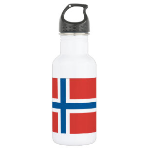 Norwegische Flagge Trinkflasche