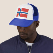 Norwegische Flagge Truckerkappe (Beispiel)