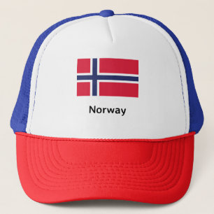 Norwegische Flagge Truckerkappe