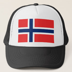 Norwegische Flagge Truckerkappe