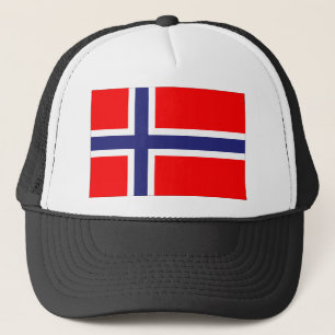 Norwegische Flagge Truckerkappe