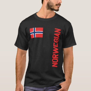 Norwegische Flagge und Norwegen T-Shirt