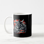 Norwegische Flagge: Viking Norwegen Kaffeetasse (Links)